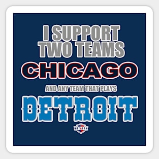 Two Teams Sticker